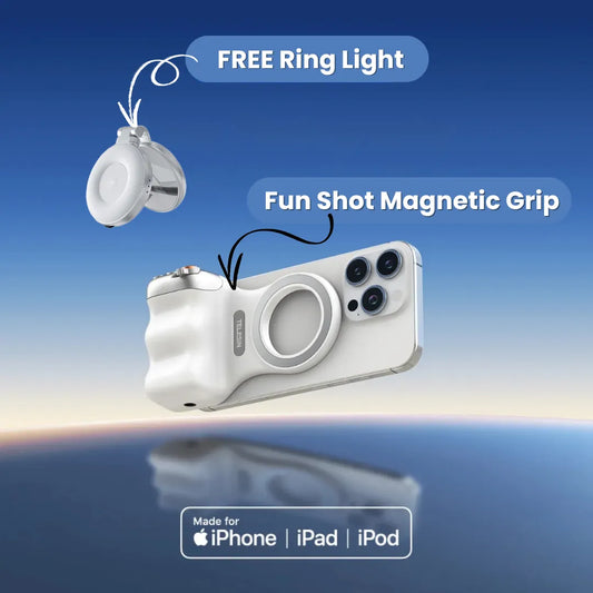 Magnetic Grip + FREE Ring Light